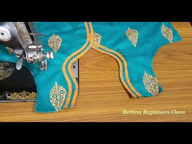 Chudithar top stitching beginners class-20