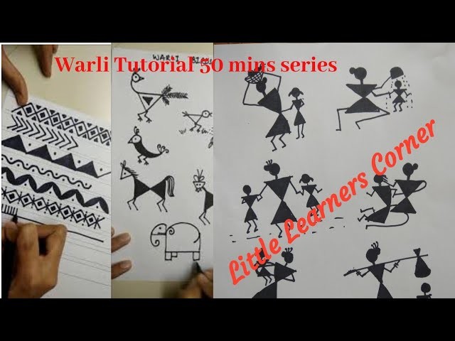 Complete Warli Tutorial || Full Warli Series by Little Learners Corner