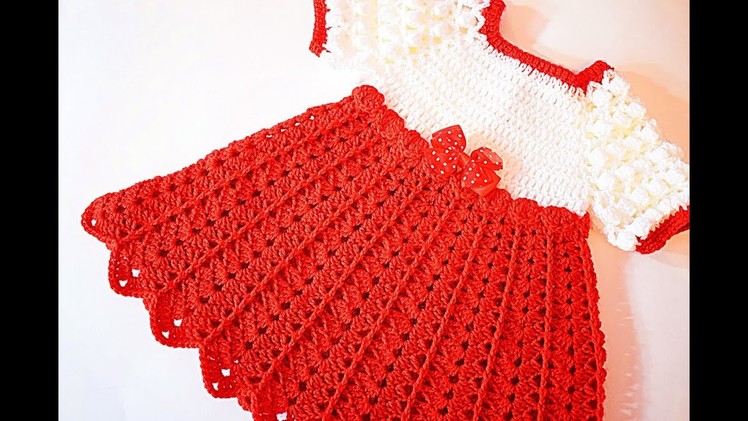 Crochet Christmas party dress Majovelcrochet #crochet