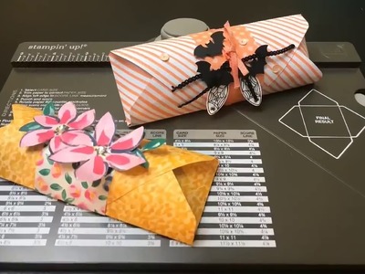 Cute DIY Treat Holder using the Stampin’ Up! Envelope Punch Board