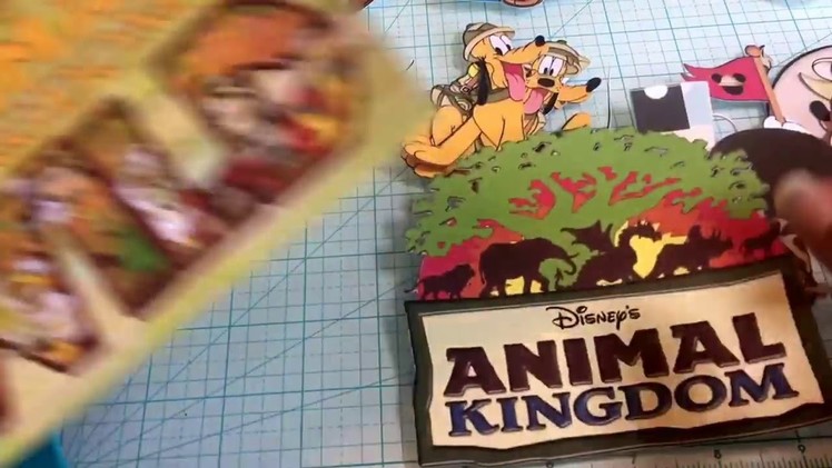 Disney safari Mickey and friends die cut cricut print and cut cut outs