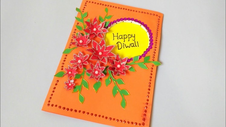 Diwali Card Making | Easy Craft Making | DIY | Paper Craft Idea for Children | Punekar Sneha