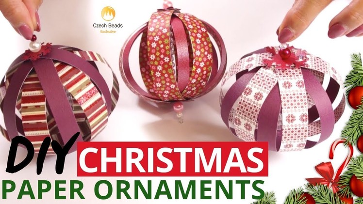 DIY Christmas Tree Ornaments Kits| The Best Gift| Home Decoration| Garland| Paper Lampions| Origami