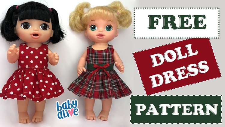 DIY ???? How to make a Baby Alive Doll Dress