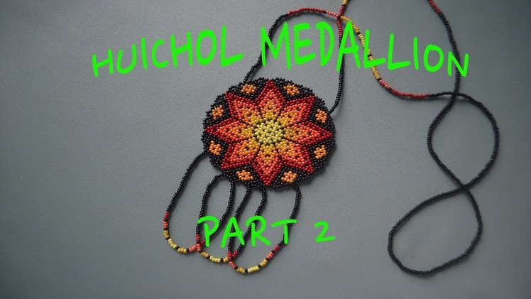 DIY Huichol Medallion 2nd FINAL Part of the tutorial