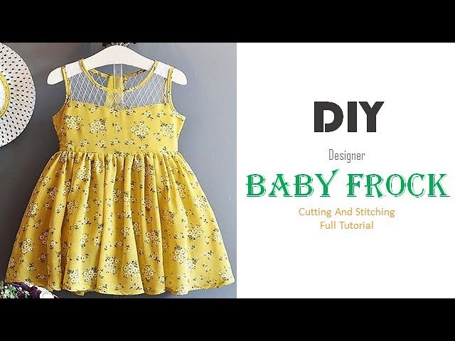 DIY Simple Cute Baby Frock Cutting And Stitching Tutorial