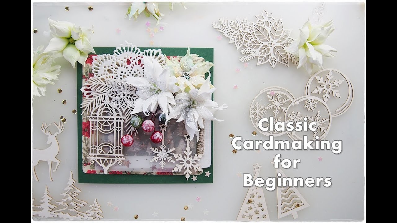 Easy Christmas Card for Beginners ♡ Maremi's Small Art ♡