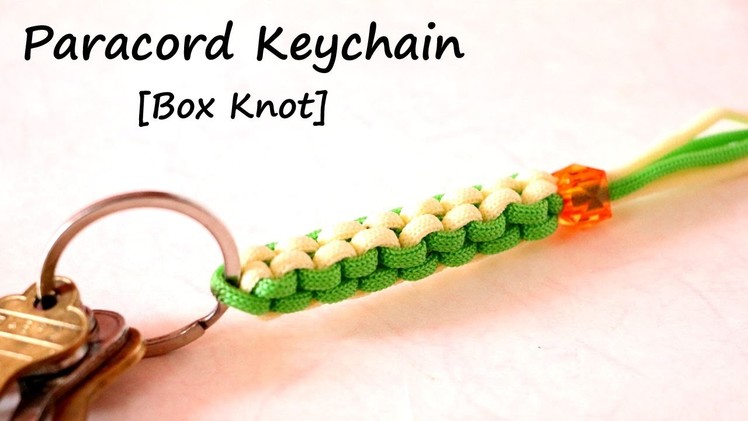 EASY Paracord Keychain | Paracord Box Knot | Macrame Keychain