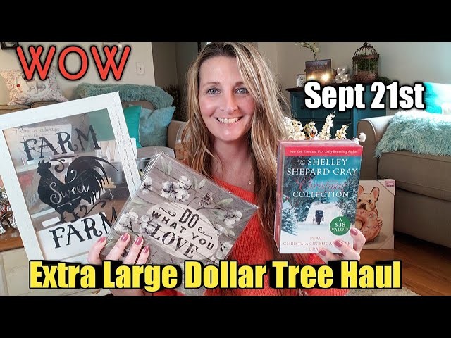 EXTRA LARGE Dollar Tree Haul + Quick Trip. AMAZING Items sept 21st