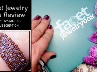 Facet Jewelry Box - Stitching | Monthly Jewelry Making Subscription | Beadweaving