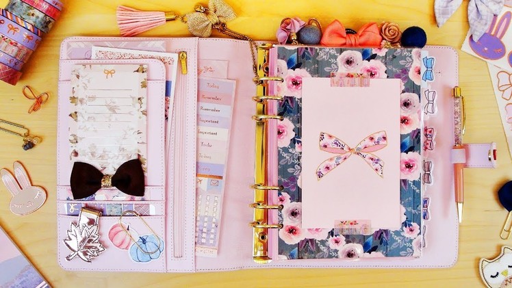 Fall Planner Setup! | Kikki K A5 "Life Is Wonderful" Pink Planner