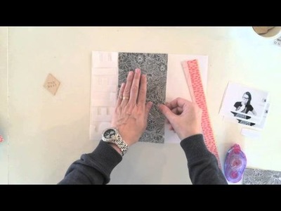Far Far Away Scrapbooking layout process video with Marcy Penner