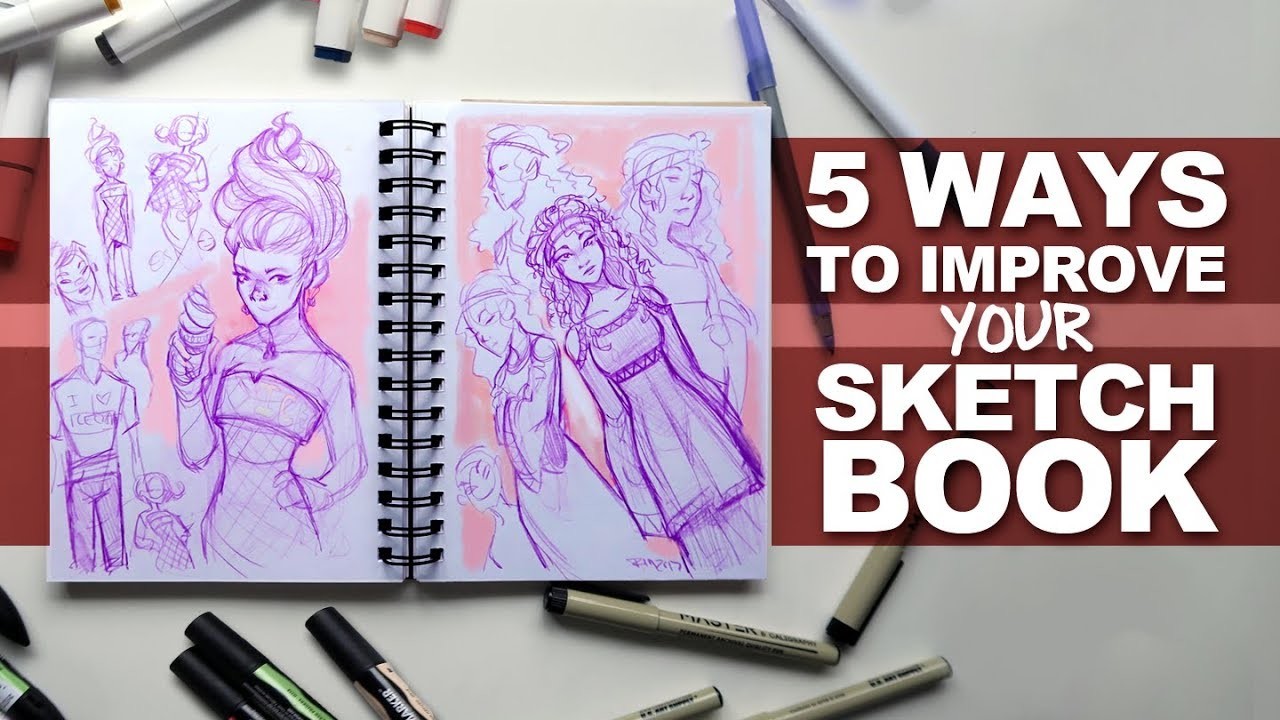 Five Legit Ways To Improve Your Sketchbook Drawingwiffwaffles