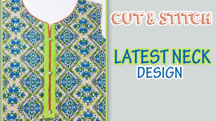 Front Neck Design For Kameez Cutting And Stitching