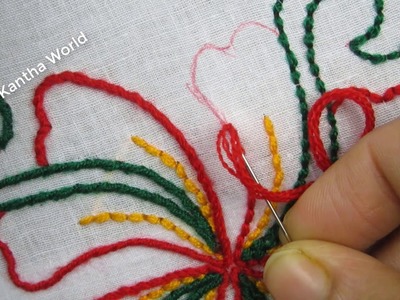 Hand Embroidery;Embroidery Design; Back stitch
