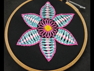 Hand Embroidery - Fancy Flower Embroidery
