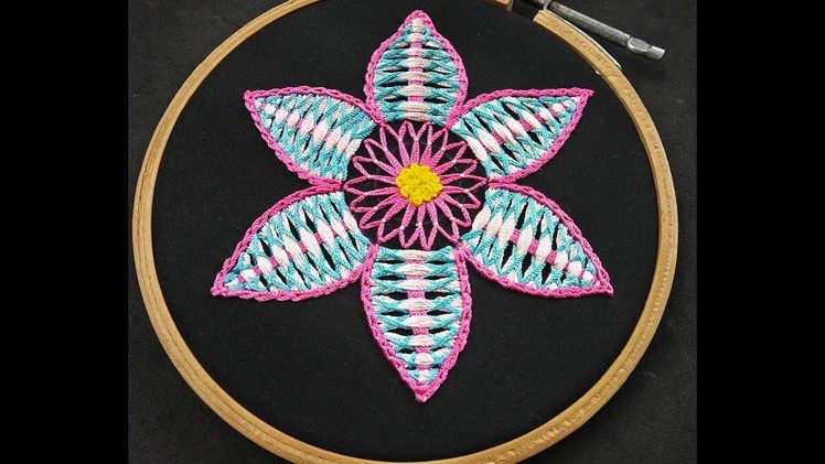 Hand Embroidery - Fancy Flower Embroidery