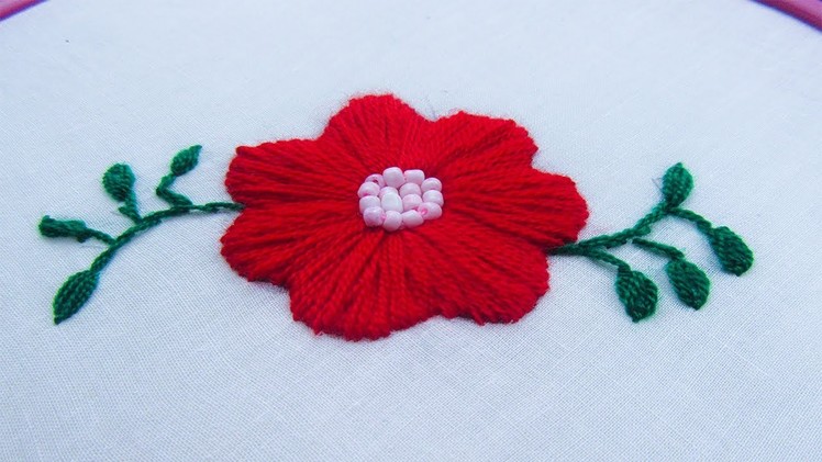 Hand Embroidery Flower Stitch By Nakshi Kantha World