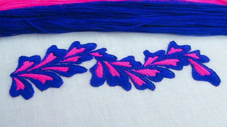 Hand Embroidery;  New Border Line Design by Nakshi Kantha World