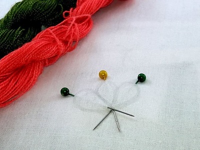 Hand Embroidery simple trick & tips by pin.