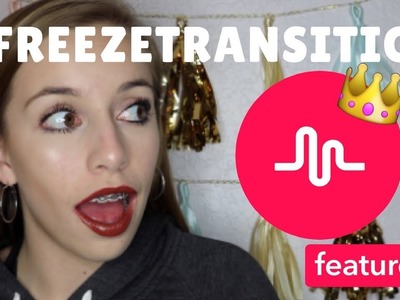 How to Freeze Objects in the Air! #FreezeTransition Tutorial for Musical.ly