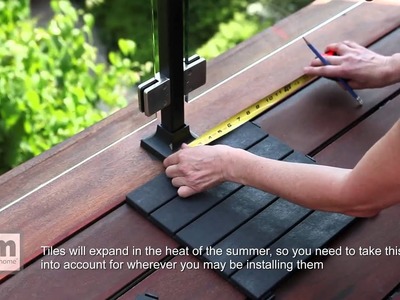 How To Install Deck Tile