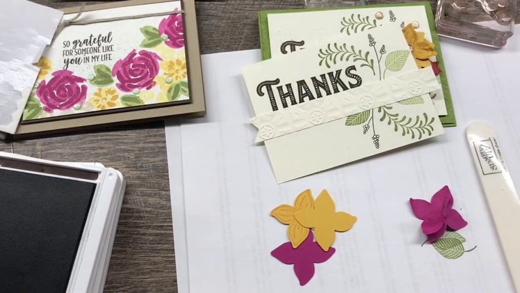 How to make 2 Gorgeous Fall Floral Cards