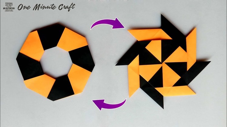 How to make a Transforming Ninja Star | 1 Minute Craft