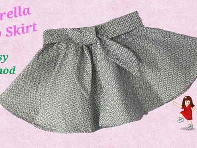 How to make Designer Umbrella cut Skirt for Baby Girl. Baby skirt. by simple cutting