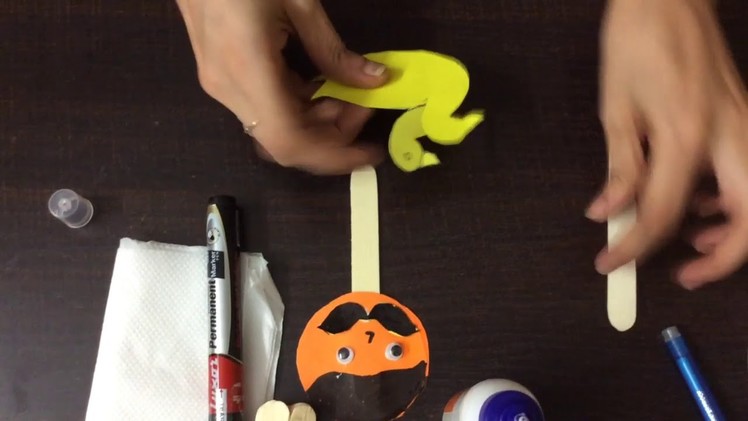 How to make stick-puppets