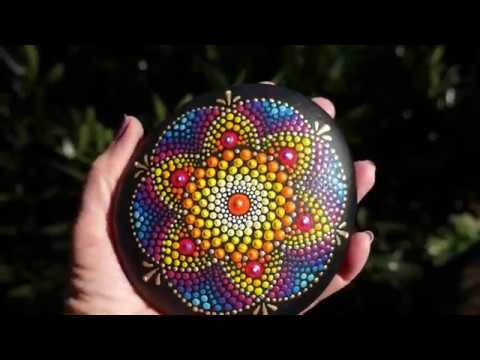 How to paint dot mandalas with Kristin Uhrig #48- Seven Circles