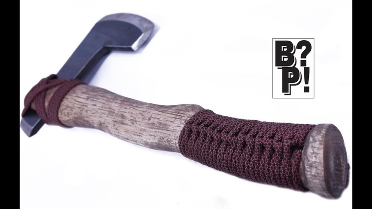 How to Wrap a Hatchet or Axe Handle With Paracord - BoredParacord.com