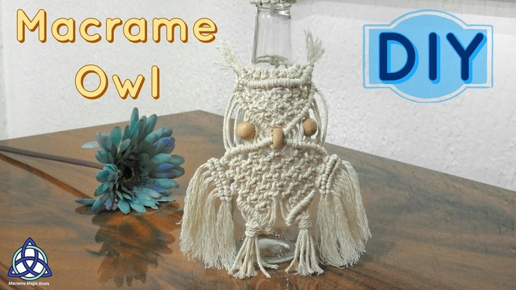 Macrame Owl Tutorial | Best out of Waste Bottle Decoration