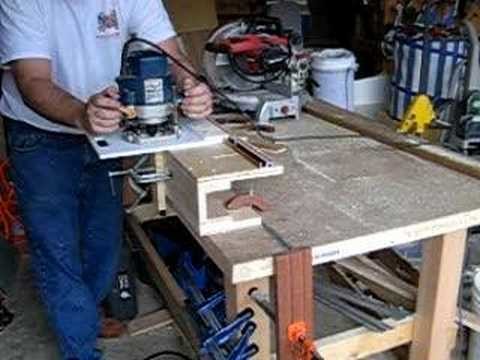 My mortise jig in action part 1