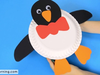 Paper Plate Penguin Craft