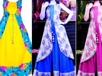Party wear long gown Design cutting and stitching.  ????
