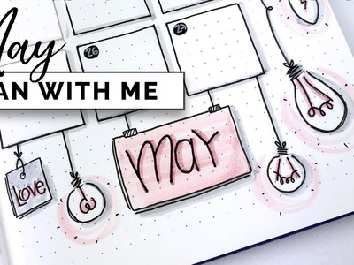 Plan With Me || May 2018 ||  Bullet Journal