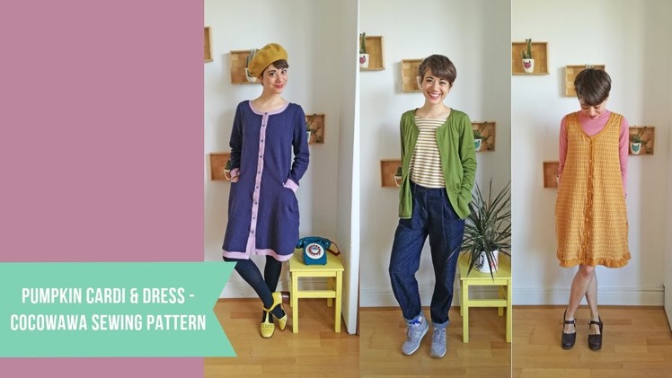 ✂ Pumkin Cardi and Cardi Dress - CocoWawa Sewing Pattern