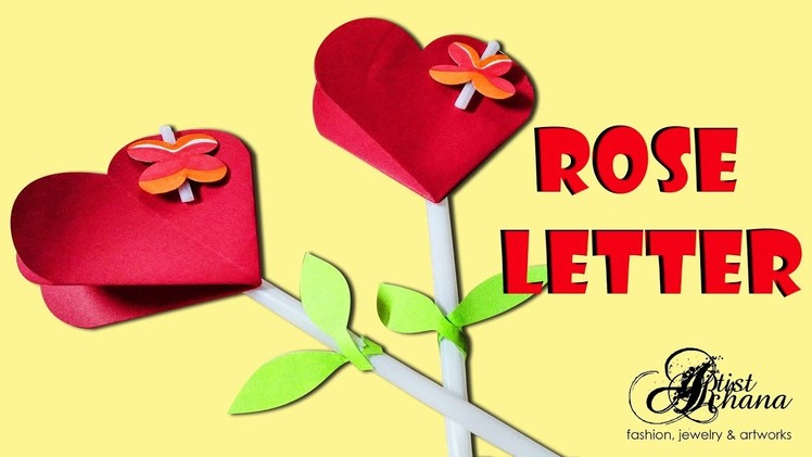 Rose Letter | Greeting Card for Friend by Artist Archana