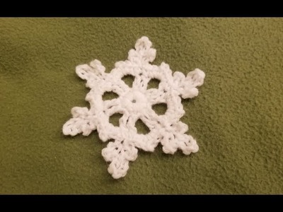 Simple Snowflake #7 Crochet Tutorial!