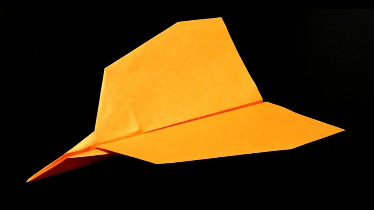 Slower glider (How to make a paper airplane, one of the best paper airplanes)