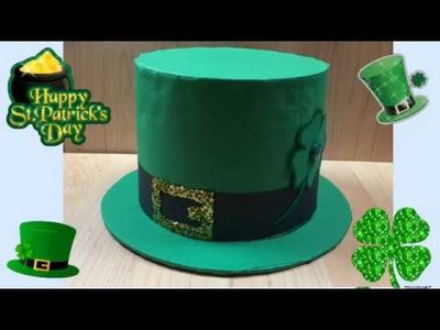 St Patrick's Day hat. leprechaun's  Hat.  Sombrero del dia de San Patricio