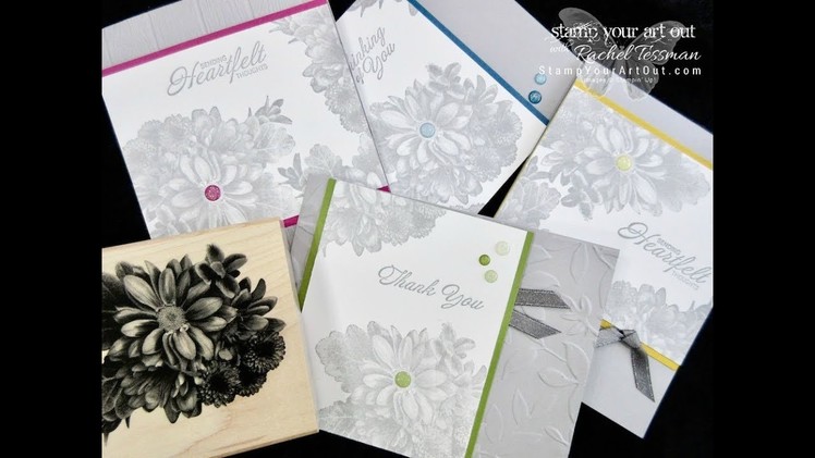 Stamp Your Art Out with Rachel: Simple Heartfelt Blooms Card & Big Shot Basics