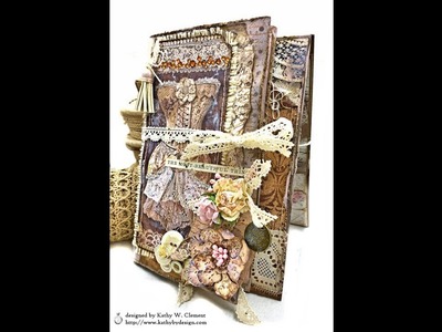 Stamperia Old Lace Flap Folio Video Tour  for The Funkie Junkie Boutique