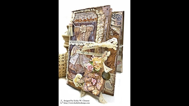 Stamperia Old Lace Flap Folio Video Tour  for The Funkie Junkie Boutique