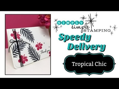 Stampin' Up! Tropical Chic Thank You Card