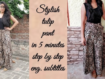 Tulip pant making in just 5 minutes