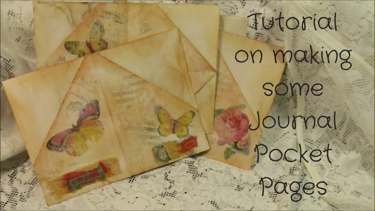 Tutorial on making some Journal Pocket Pages