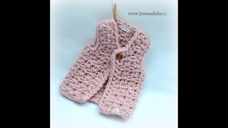 Vesta Oversize Baby Crochet Vest