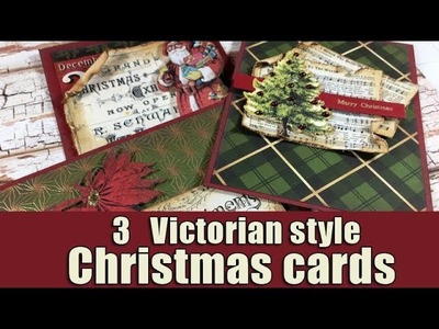 Victorian style Chtistmas cards | SSS Limited Edition holiday card kit